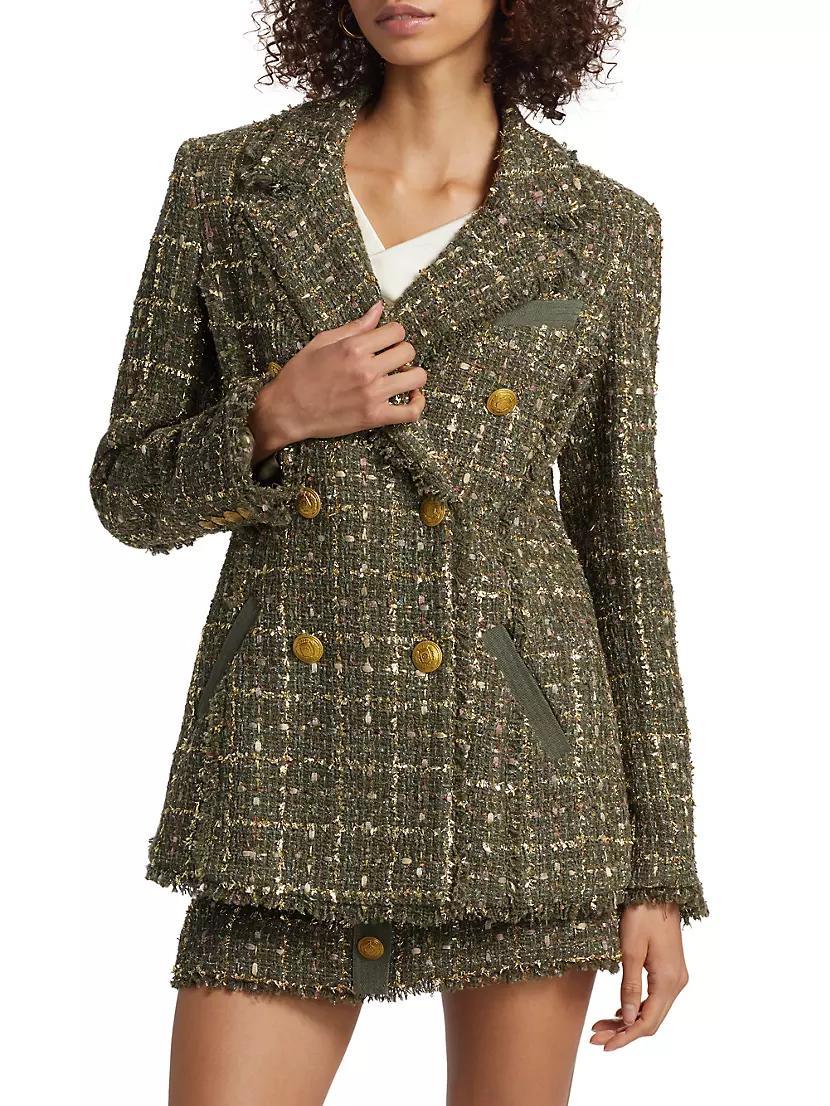 Marsha Tweed Double-Breasted Blazer Product Image