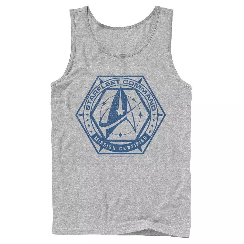 Men's Star Trek Discovery Mission Certified Chest Logo Tank Top,  Product Image
