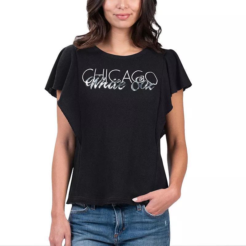 Womens G-III 4Her by Carl Banks Chicago White Sox Crowd Wave T-Shirt Product Image