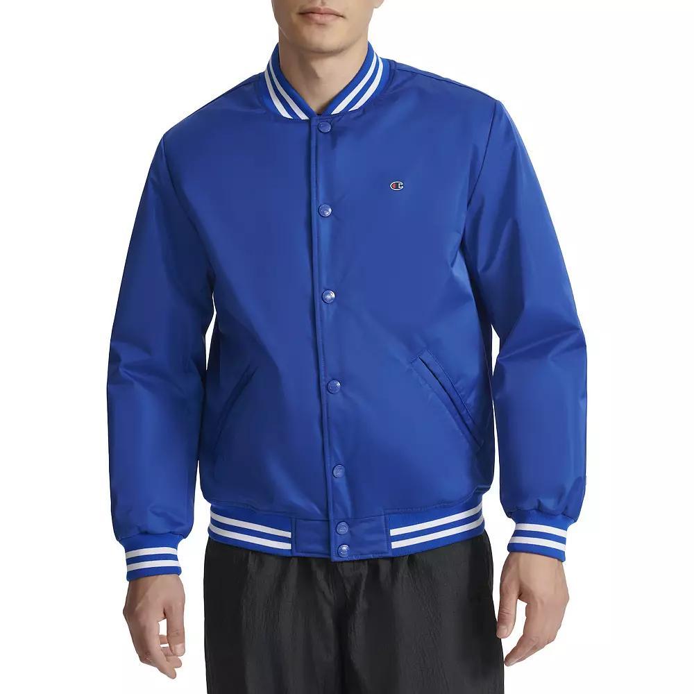 Men's Champion® Classic Varsity Bomber Jacket with Quilted Lining,  Product Image