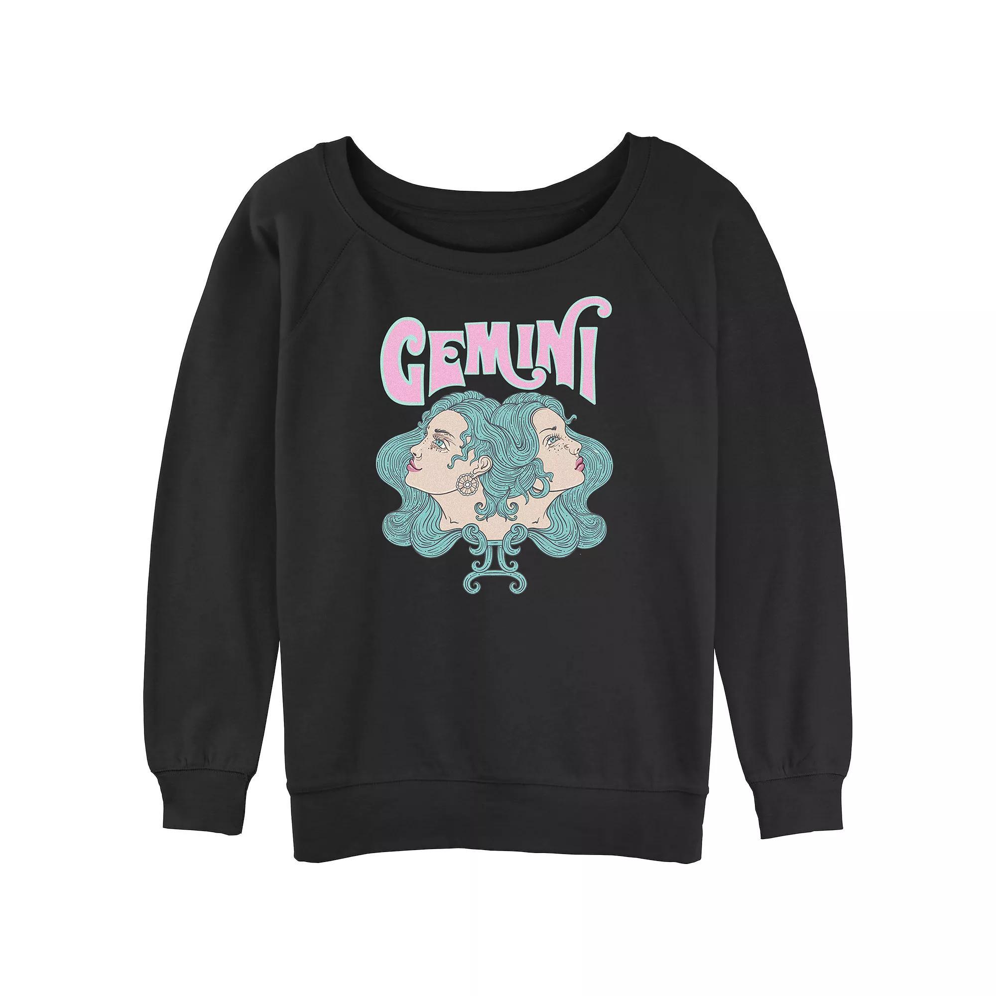 Juniors' MTV Americana Logo Slouchy Terry Graphic Pullover, Girl's,  Product Image