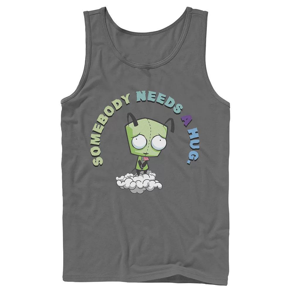 Men's Nickelodeon Invader Zim Gir Somebody Needs A Hug Sad Portrait Graphic Graphic Tank Top,  Product Image