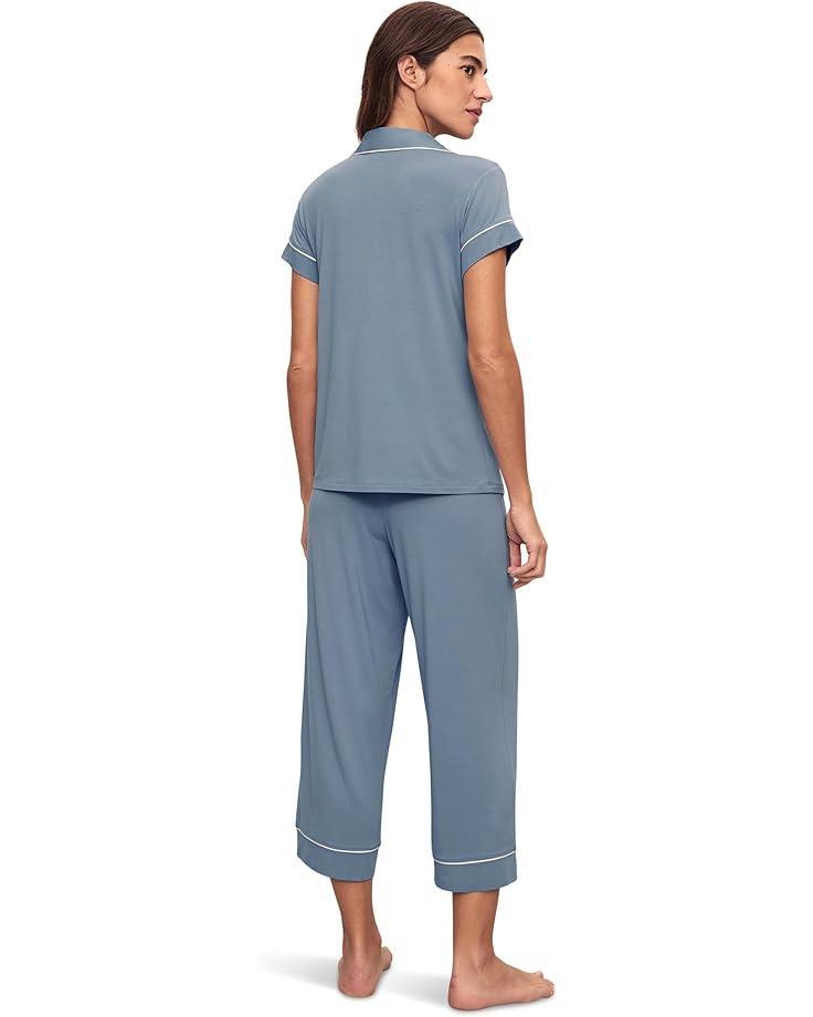 Gisele Printed Short Sleeve Crop Pajama Product Image