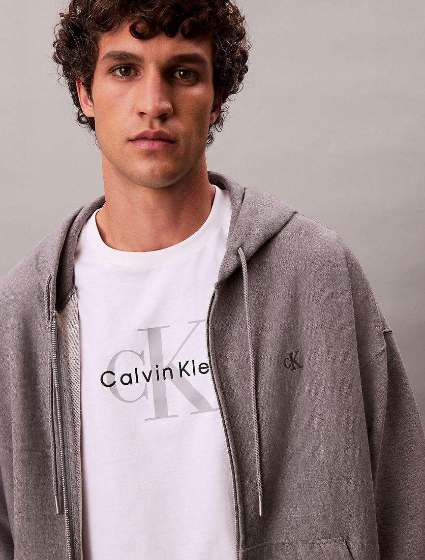 Premium Terry Relaxed Zip Hoodie Product Image