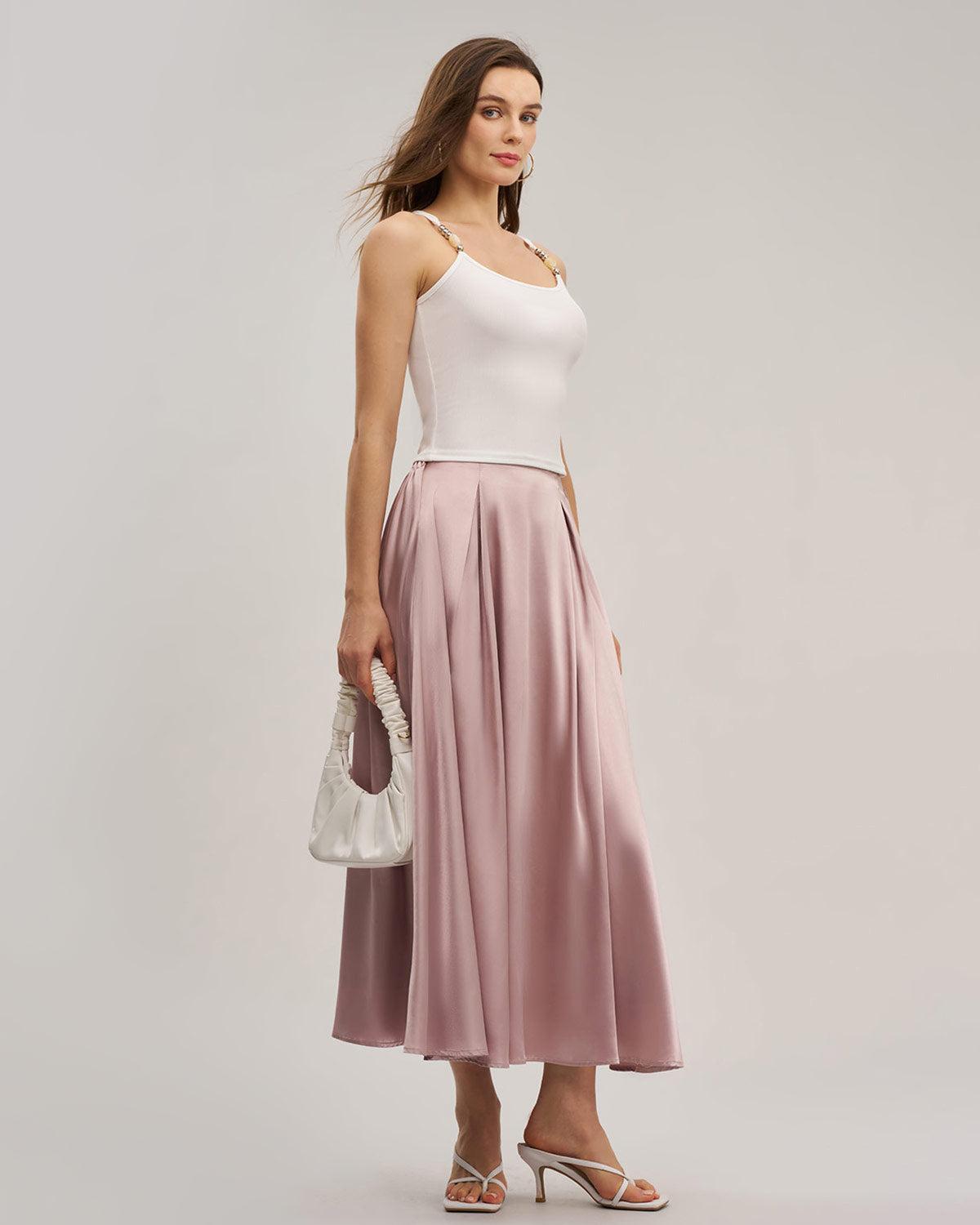 White Ribbed Knit Tank Top Product Image