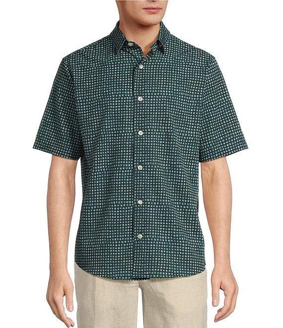 Caribbean Isle Breeze Performance Stretch Short Sleeve Woven Shirt Product Image