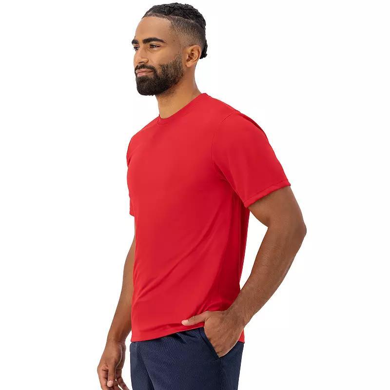 Men's Hanes® Sport Cool DRI 2-Pack Performance T-Shirt, Size: Small, Blue Product Image