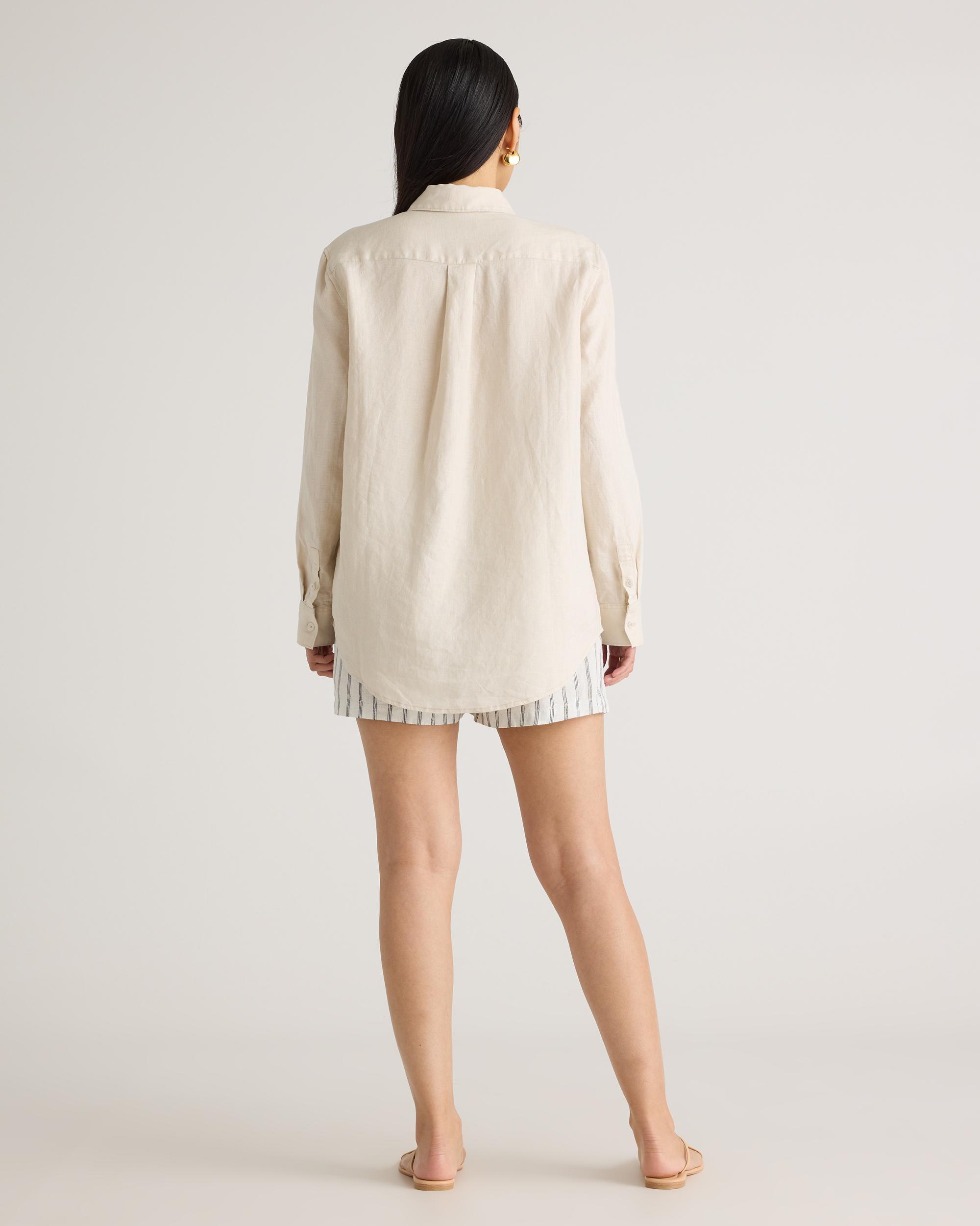 Quince | Women's 100% European Linen Long Sleeve Shirt Product Image