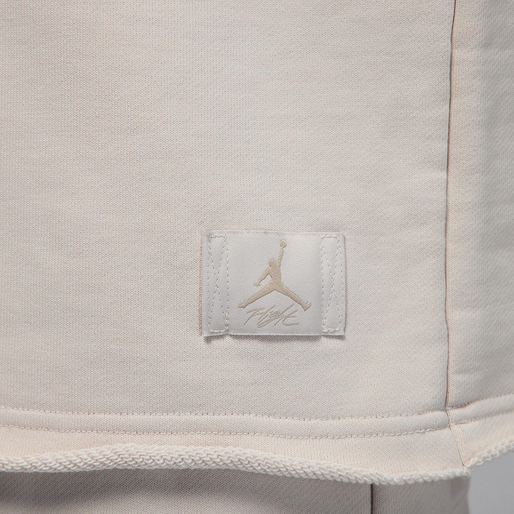 Womens Jordan Flight Fleece Oversized Short-Sleeve French Terry Top | IB9850-017 Product Image