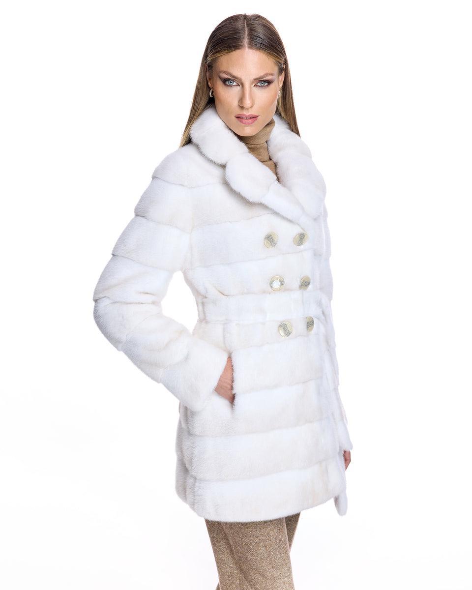 Horizontal Mink Coat Product Image