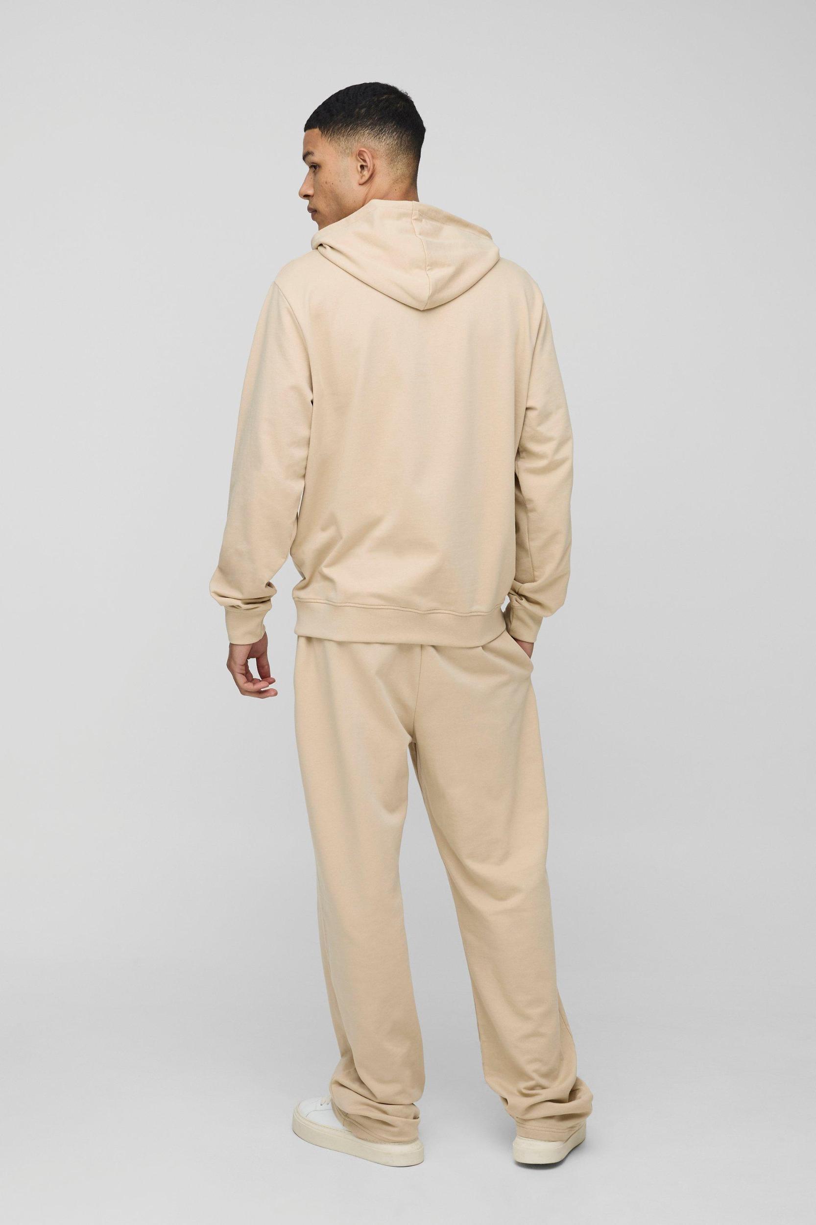 Tall 260GSM Loopback Regular Fit Basic Hoodie | boohooMAN USA Product Image