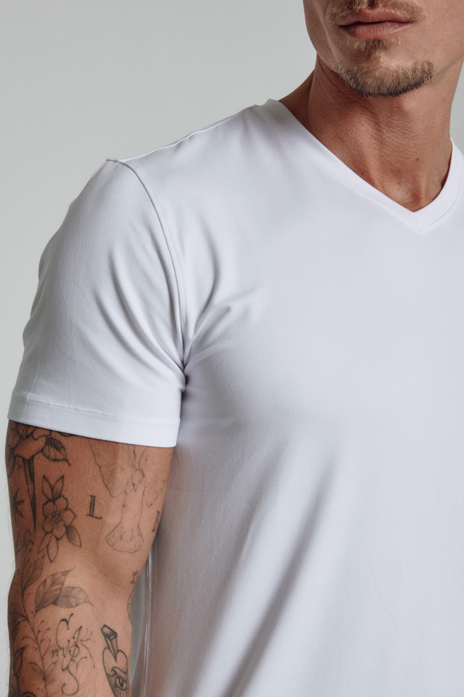 Core™ V-Neck Tee - White Product Image