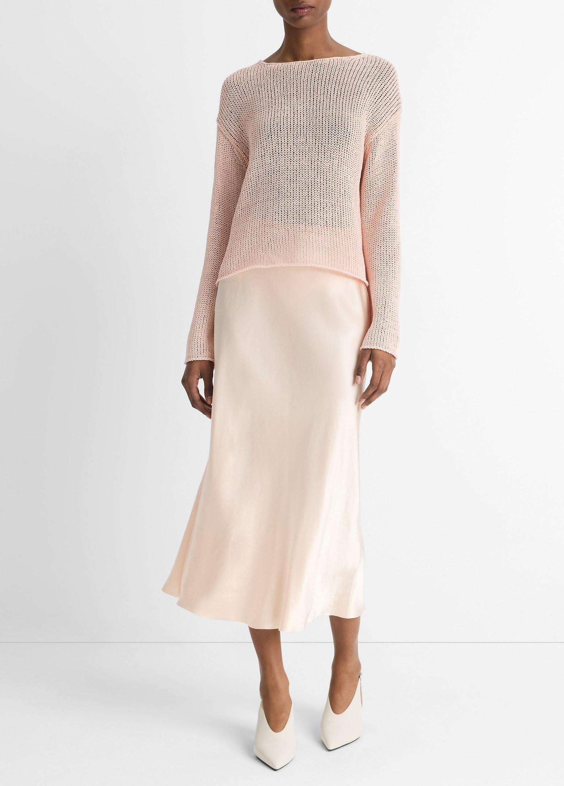 Italian Coated Cotton-Blend Sweater Product Image