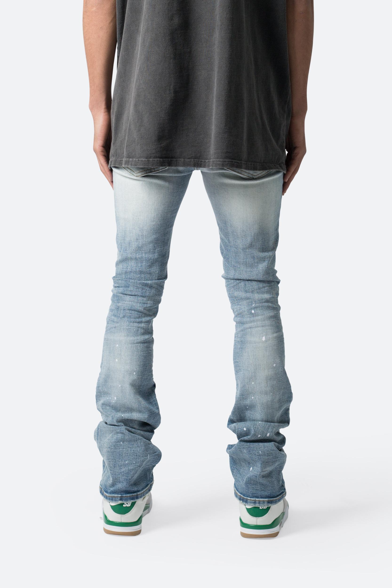 X598 Skinny Stacked Denim - Blue Product Image