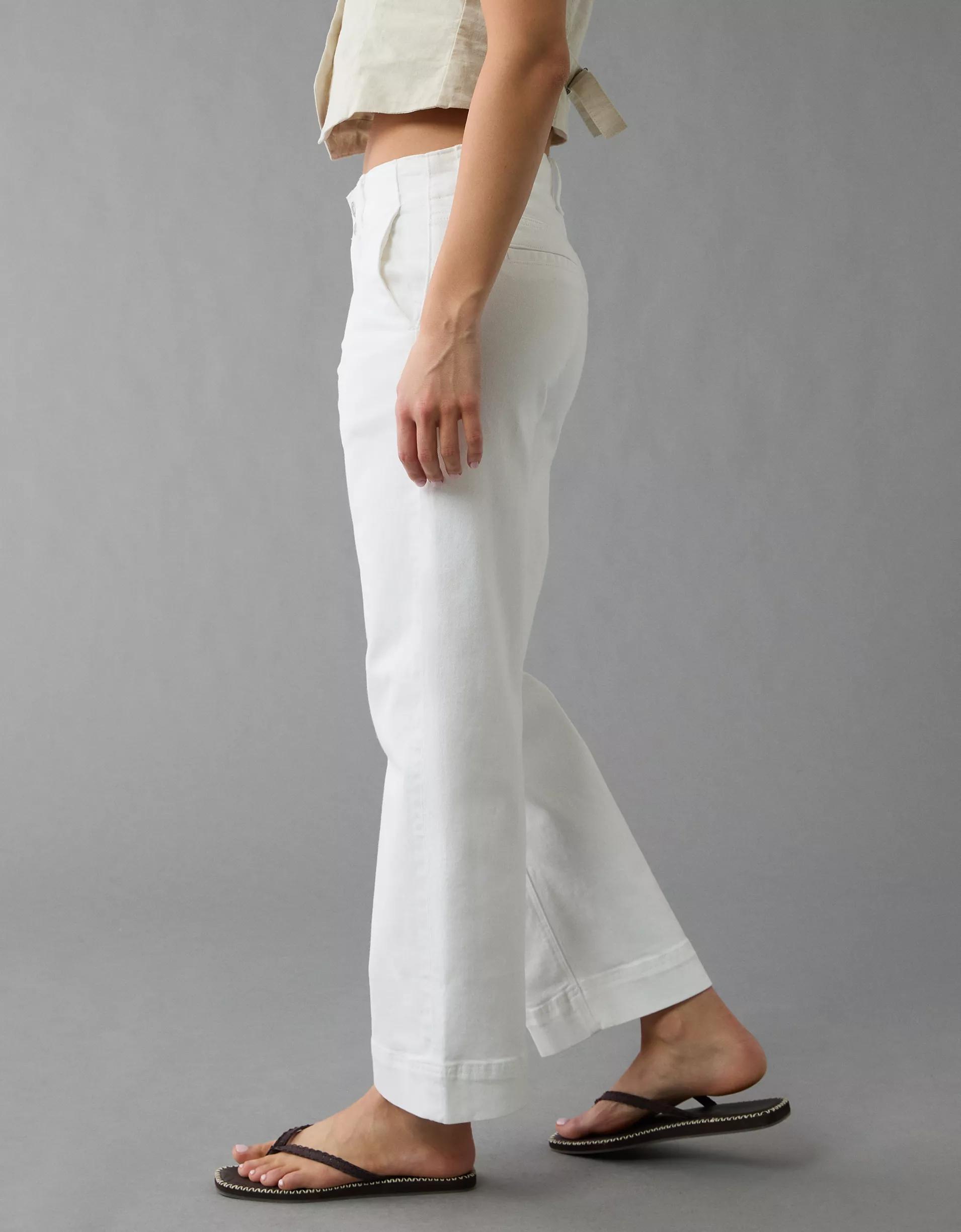 AE Stretch High-Waisted Stovepipe Crop Jean Product Image