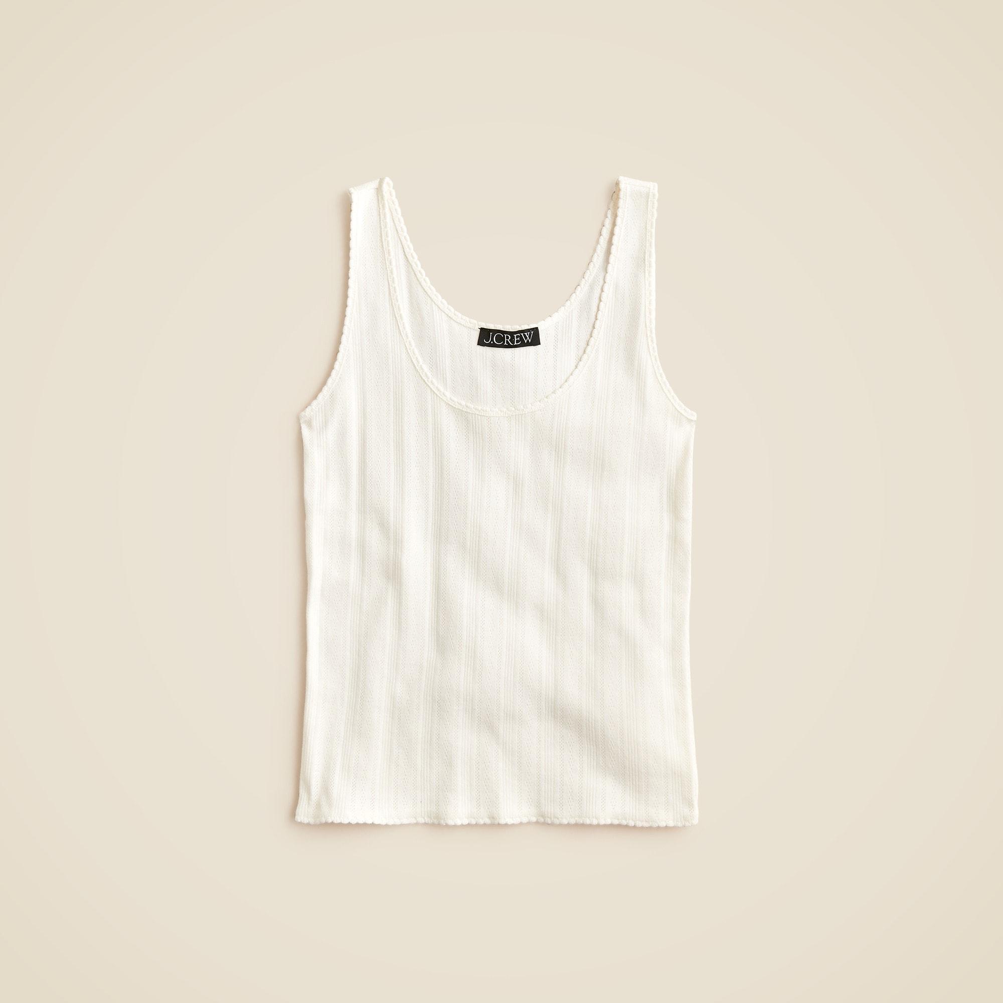 Pointelle tank top Product Image
