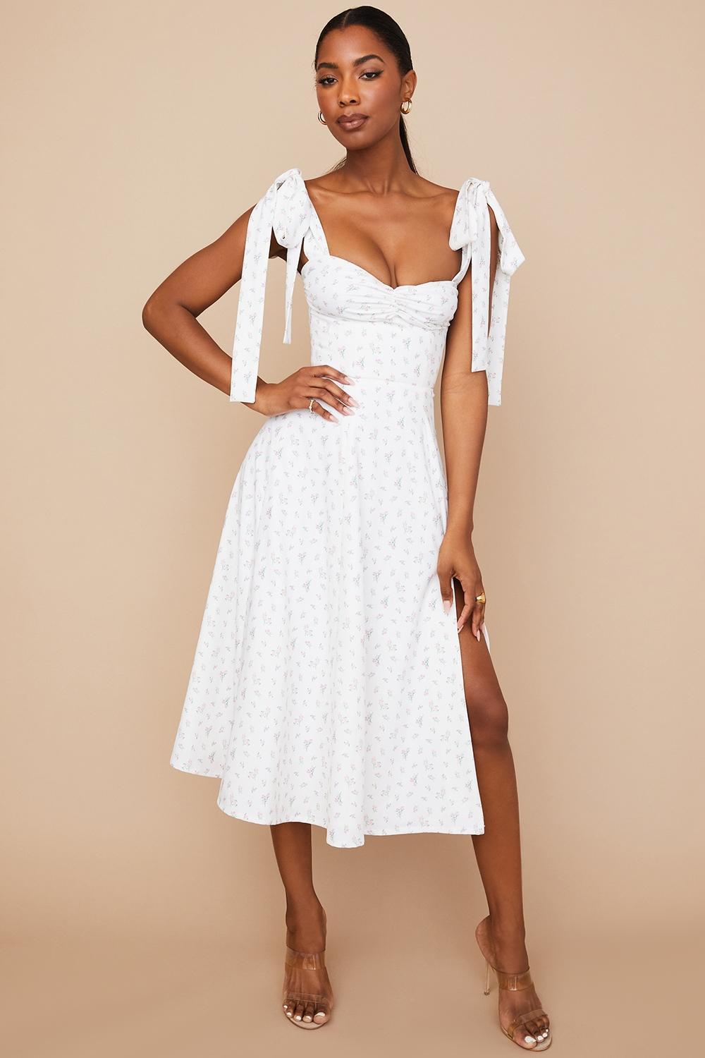 Alicia White Floral Midi Sundress Product Image