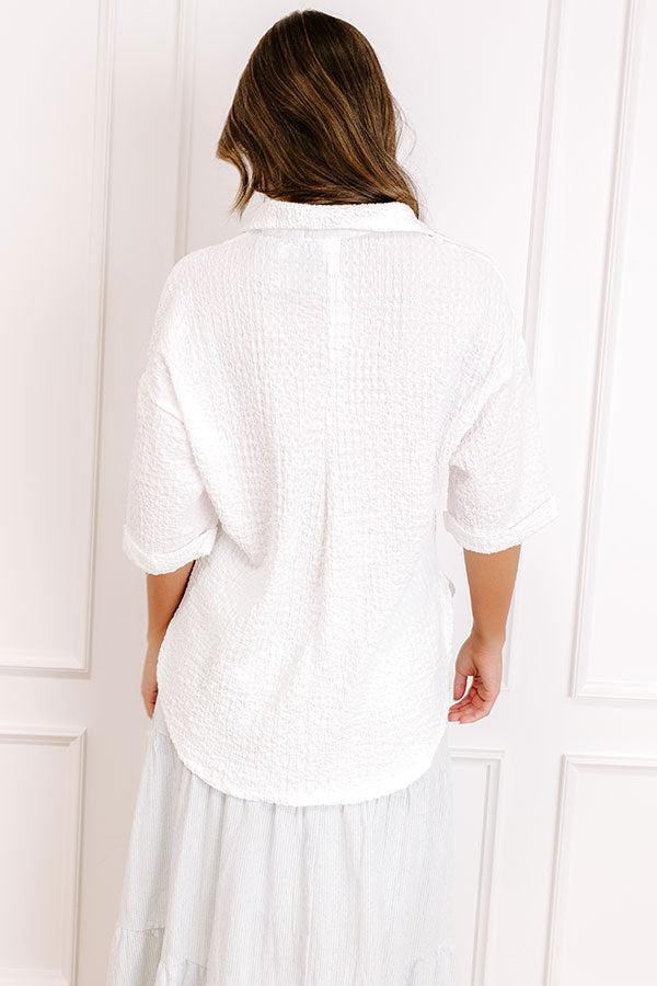 Sweet Coast Button Up Top Product Image