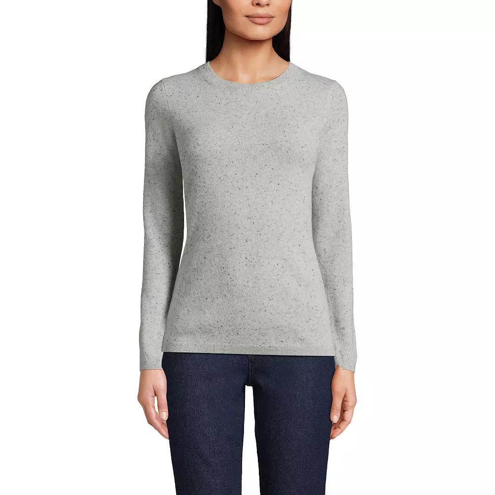 Women's Lands' End Crewneck Cashmere Sweater,  Product Image