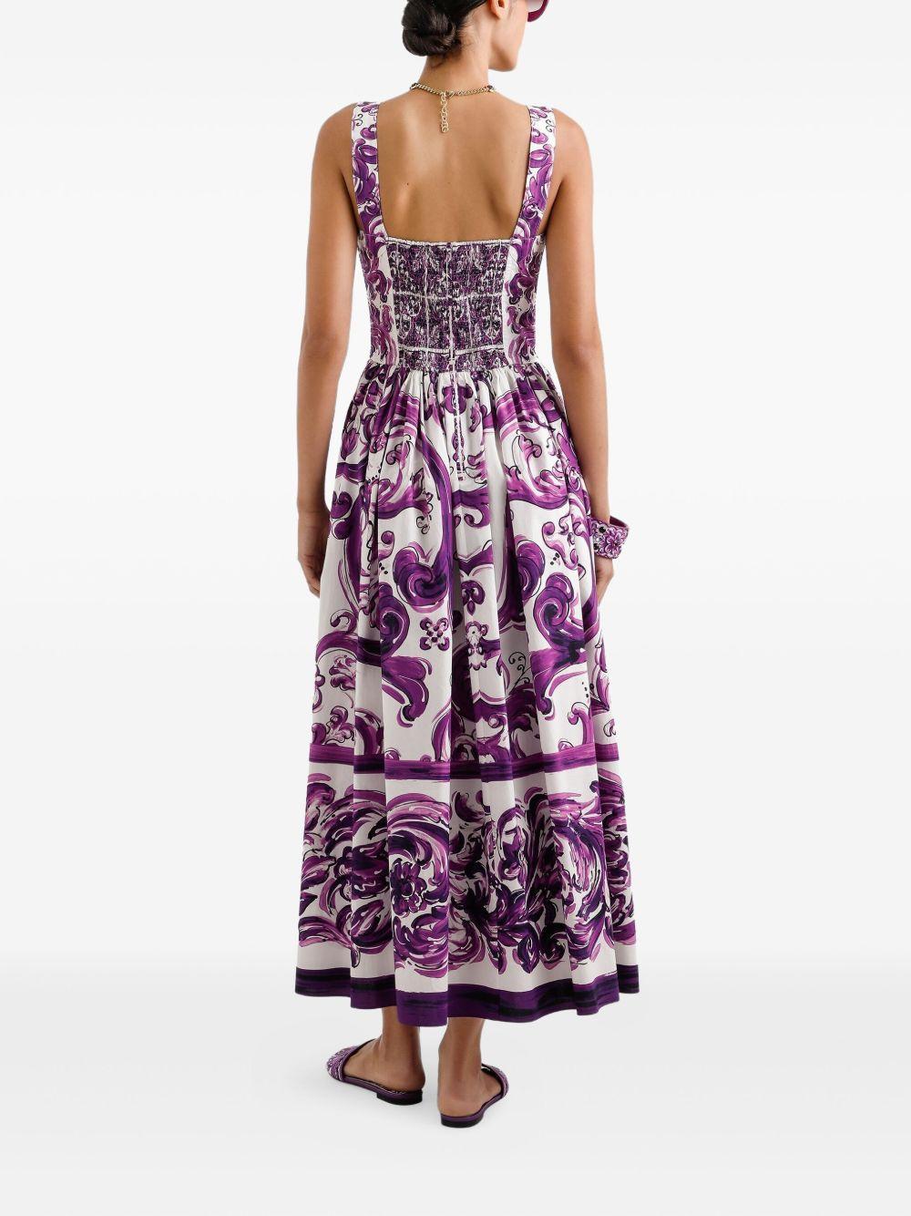 graphic-print midi dress Product Image
