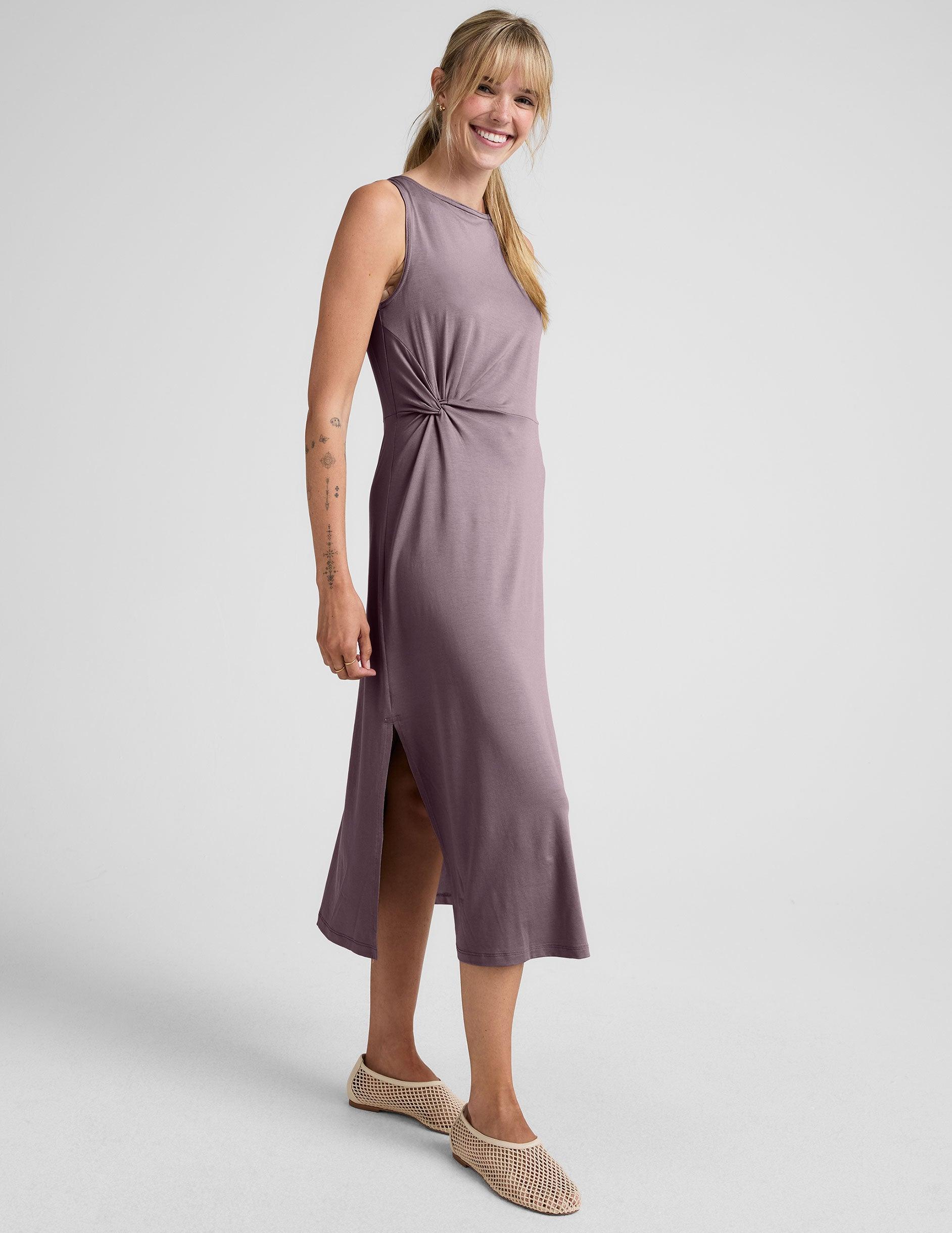 Rotation Side Twist Midi Dress Product Image
