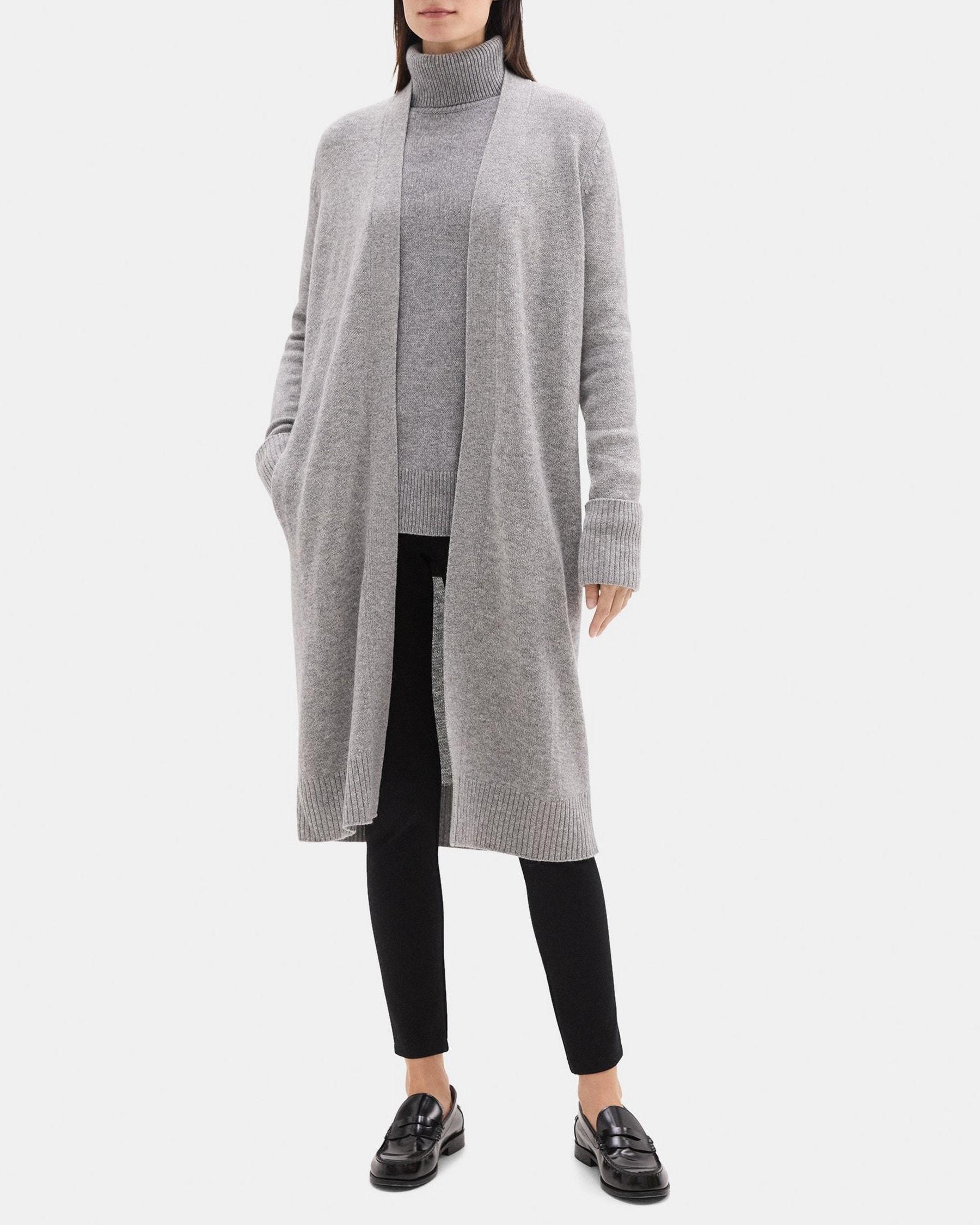 Duster Cardigan in Wool-Cashmere Product Image