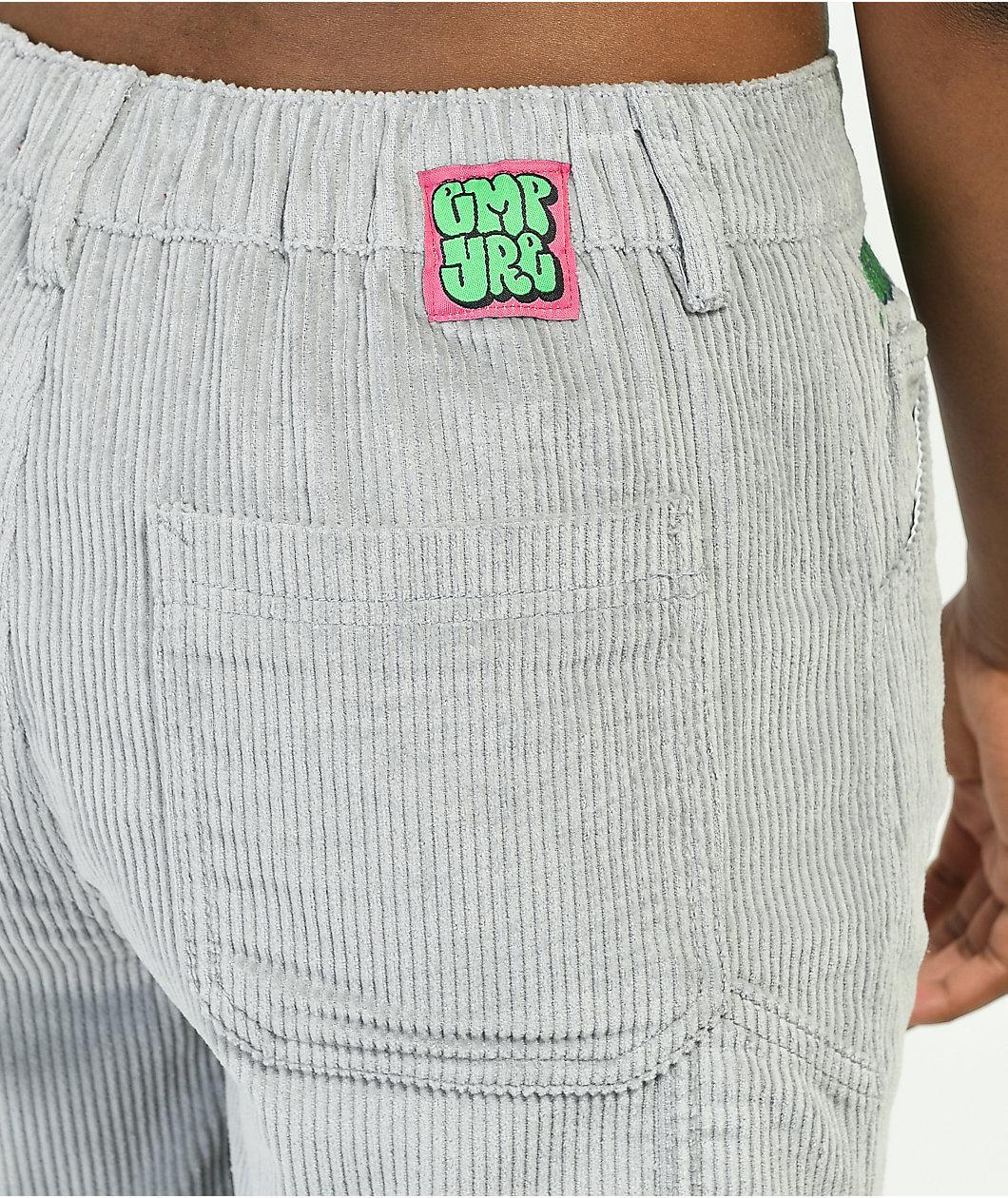 Empyre Laurel Carp Grey Corduroy Skate Shorts Product Image