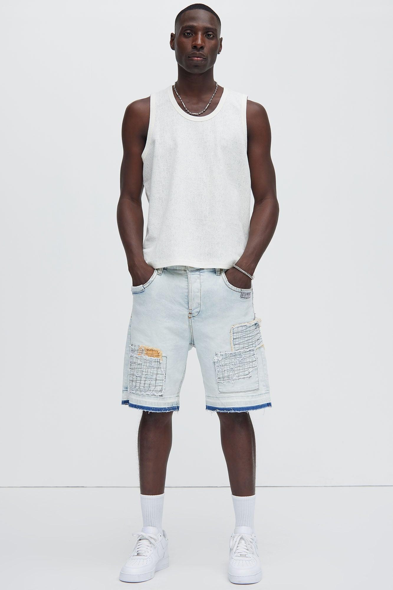 Duval Textured Relaxed Tank - Off White Product Image
