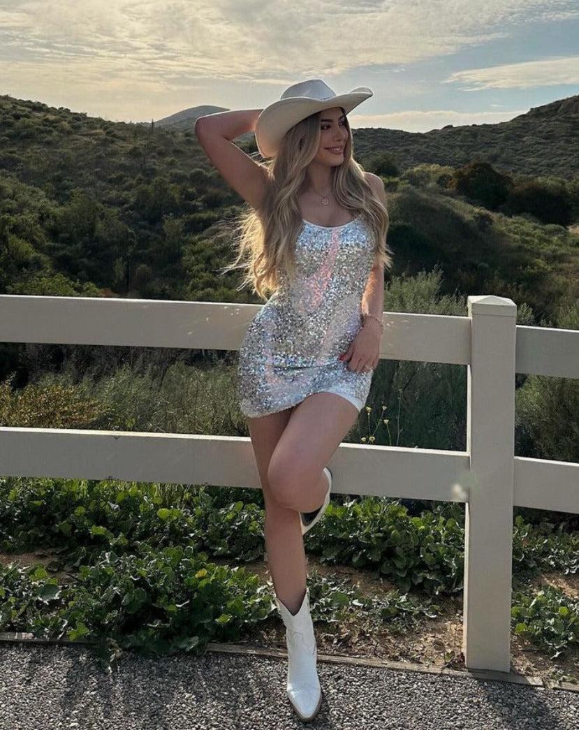 Cosmopolitan Sequin Mini Dress Product Image