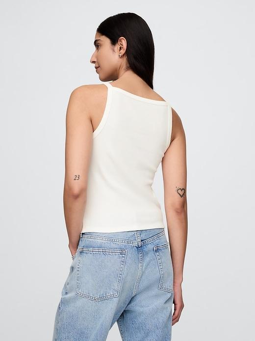 Modern Apron Neck Tank Top Product Image