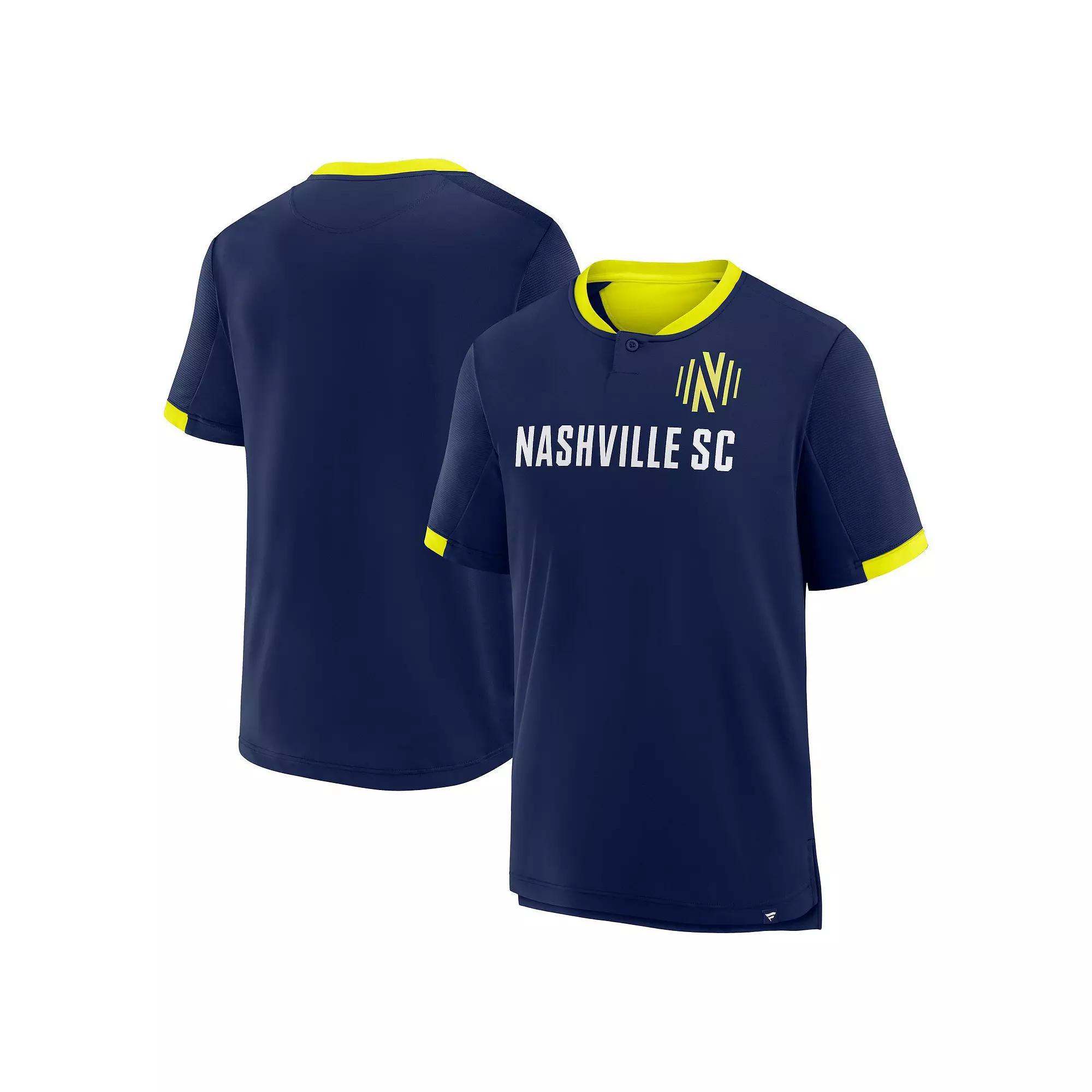 Men's Fanatics Navy Nashville SC Stoppage Time Striker T-Shirt, Size: 2XL, Mls Blue Product Image