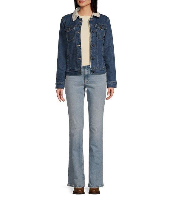 Wrangler® Sherpa Lined Denim Jacket Product Image