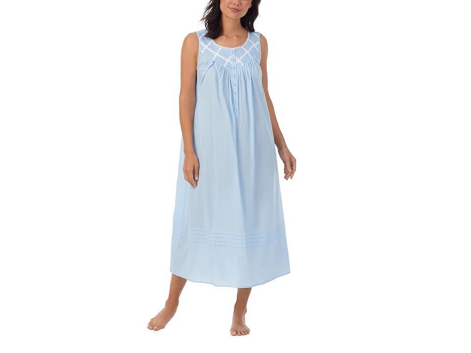 Eileen West Cotton Pintucked Lace Trim Ballet Nightgown Product Image