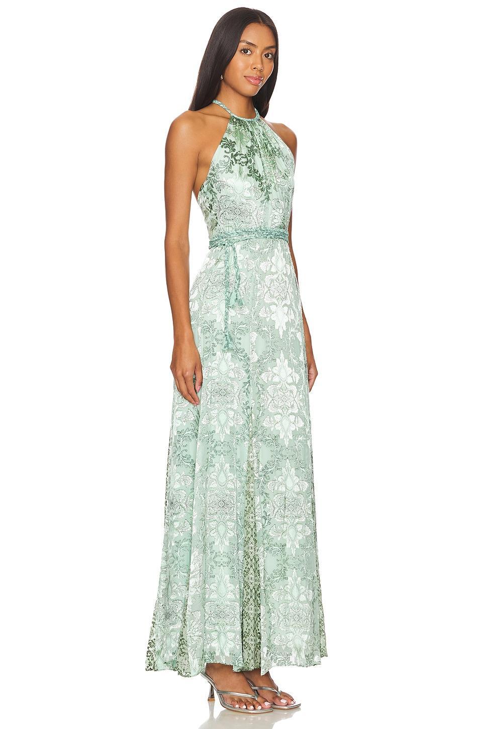 Danika Halter Maxi Dress With Belt Alice + Olivia Product Image