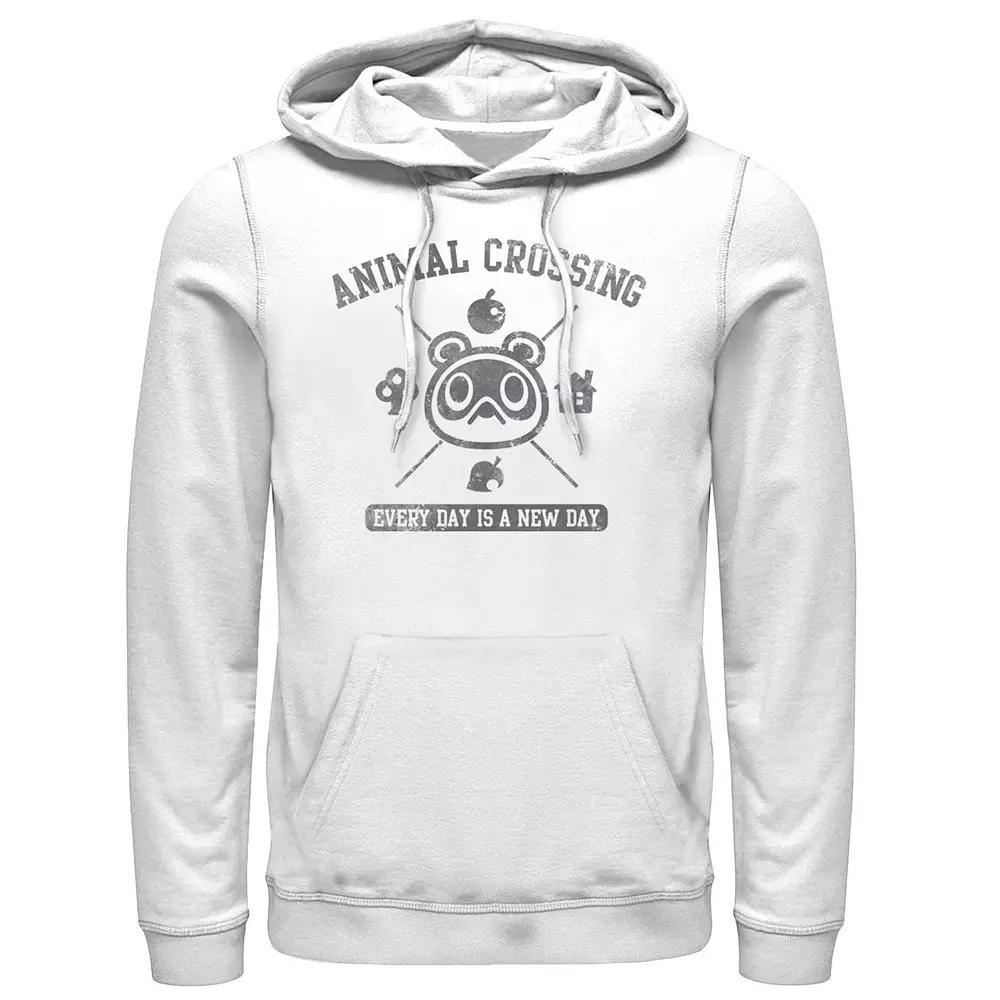 Men's Nintendo Animal Crossing Everyday Is A New Day Logo Hoodie,  Product Image