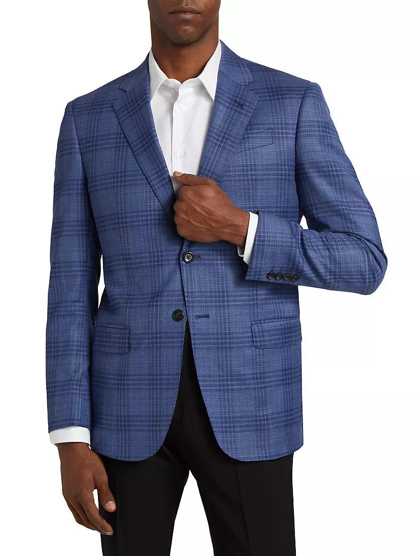 Plaid Virgin Wool Sportcoat Product Image