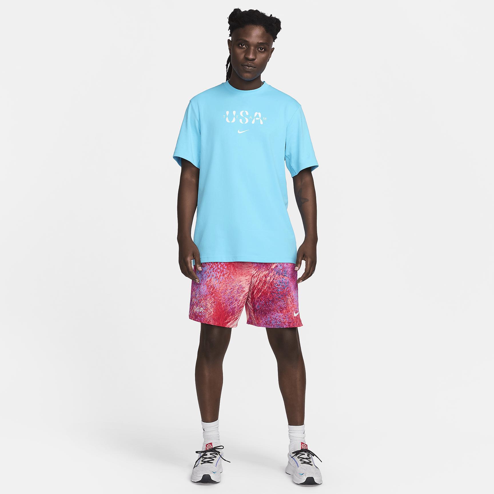 Men's Nike Aqua Team USA Primary Statement T-Shirt,  Product Image