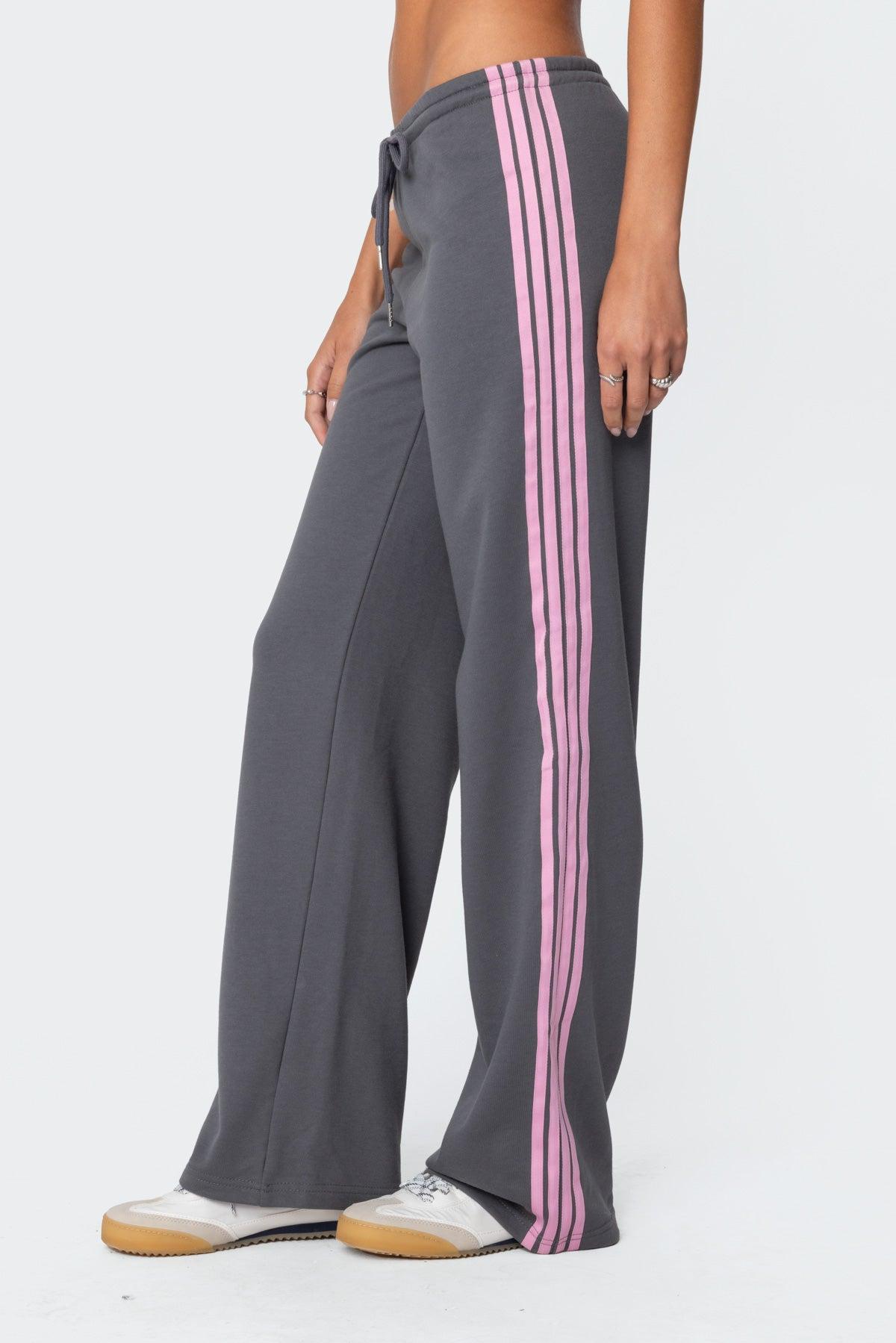 Averie Contrast Striped Sweatpants Product Image