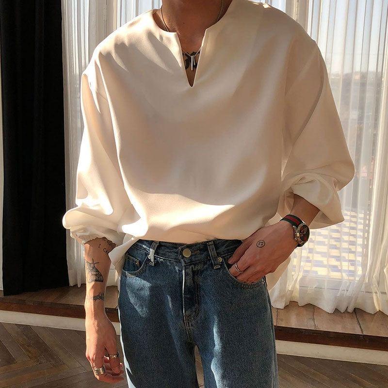 RT No. 6575 V-NECK CUFF LONGSLEEVE Product Image