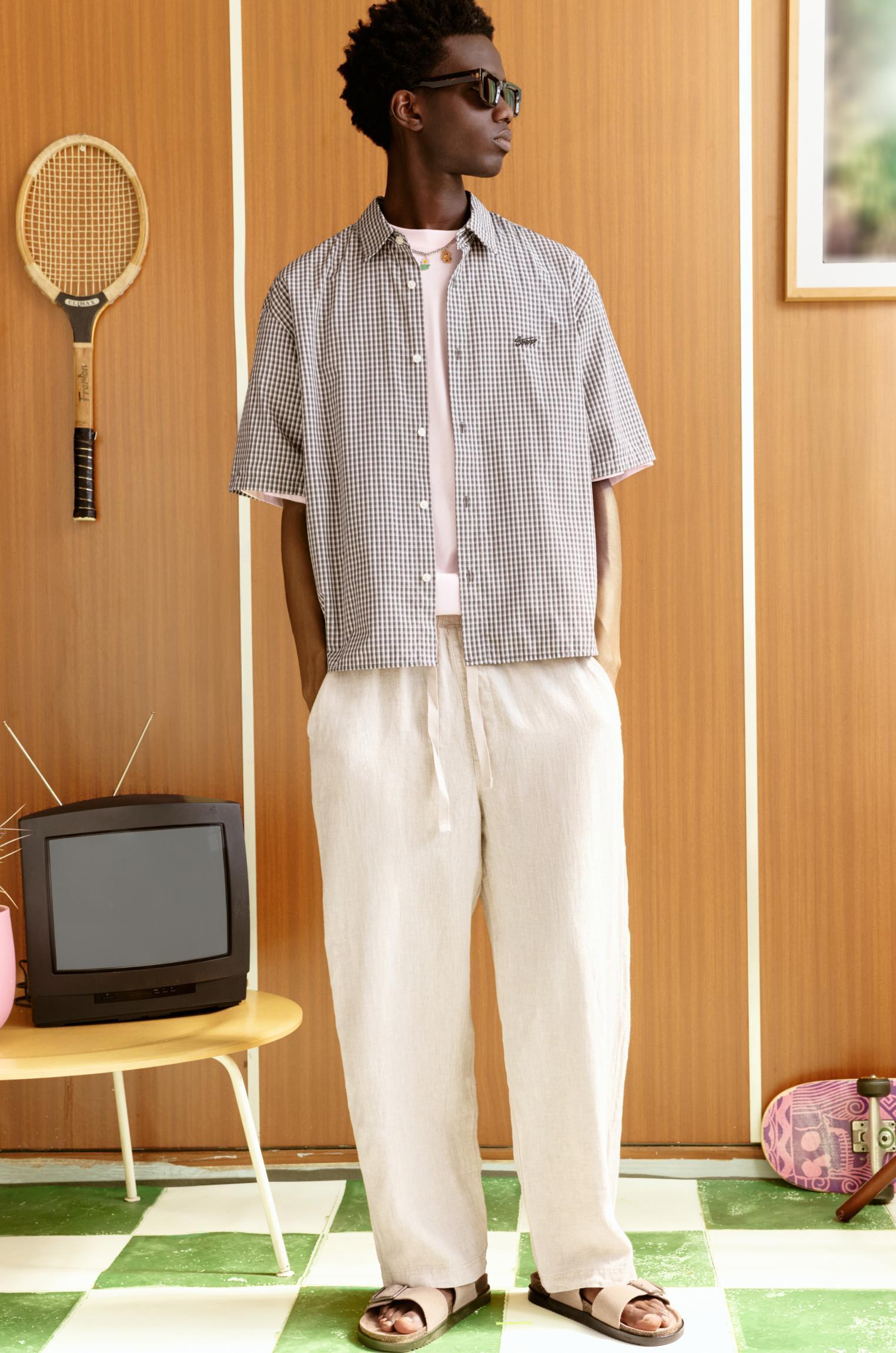 100% linen sweatpants Product Image