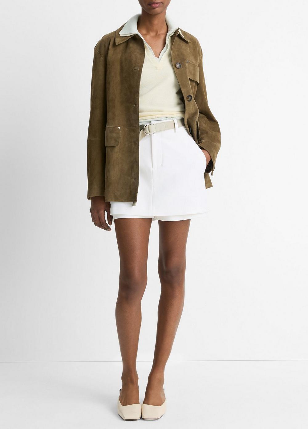 Suede Oversized Jacket Product Image