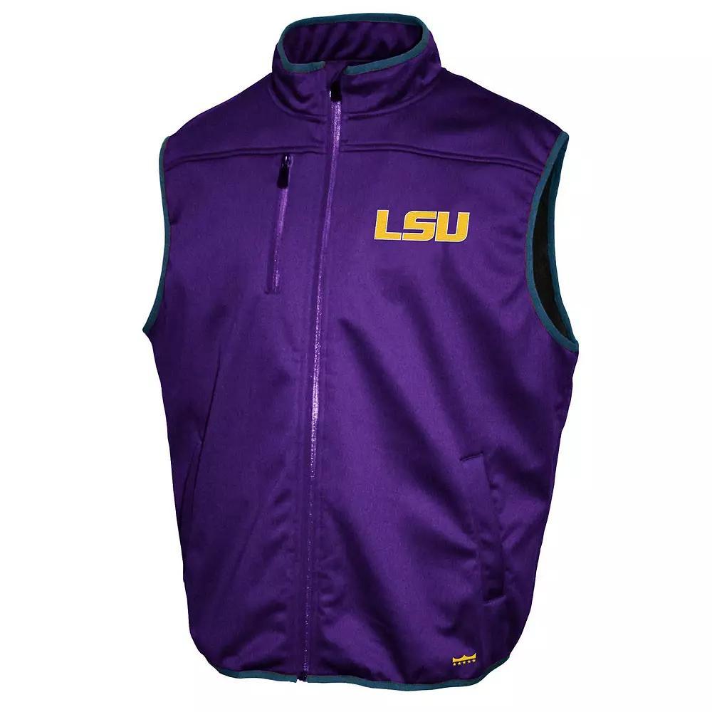 Men's Louisiana State University Tigers Softshell Vest,  Product Image