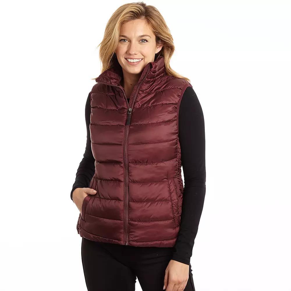 Women's Excelled Polyester Puffer Vest,  Product Image