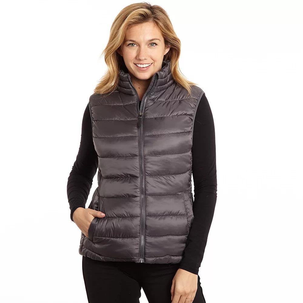 Women's Excelled Polyester Puffer Vest,  Product Image
