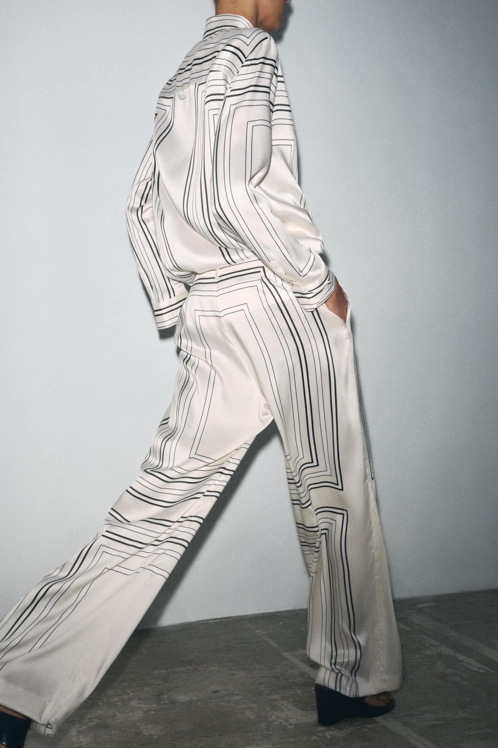 ZW COLLECTION PRINTED PANTS Product Image