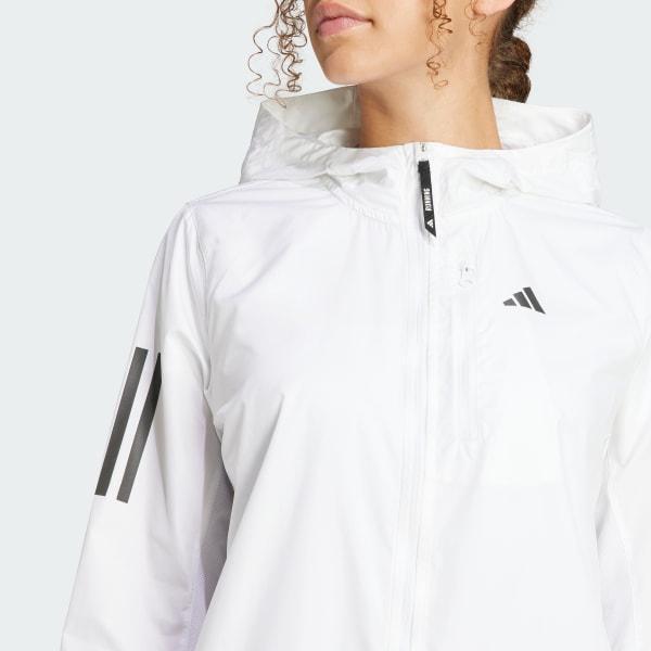 adidas Own The Run Jacket White M Womens Product Image