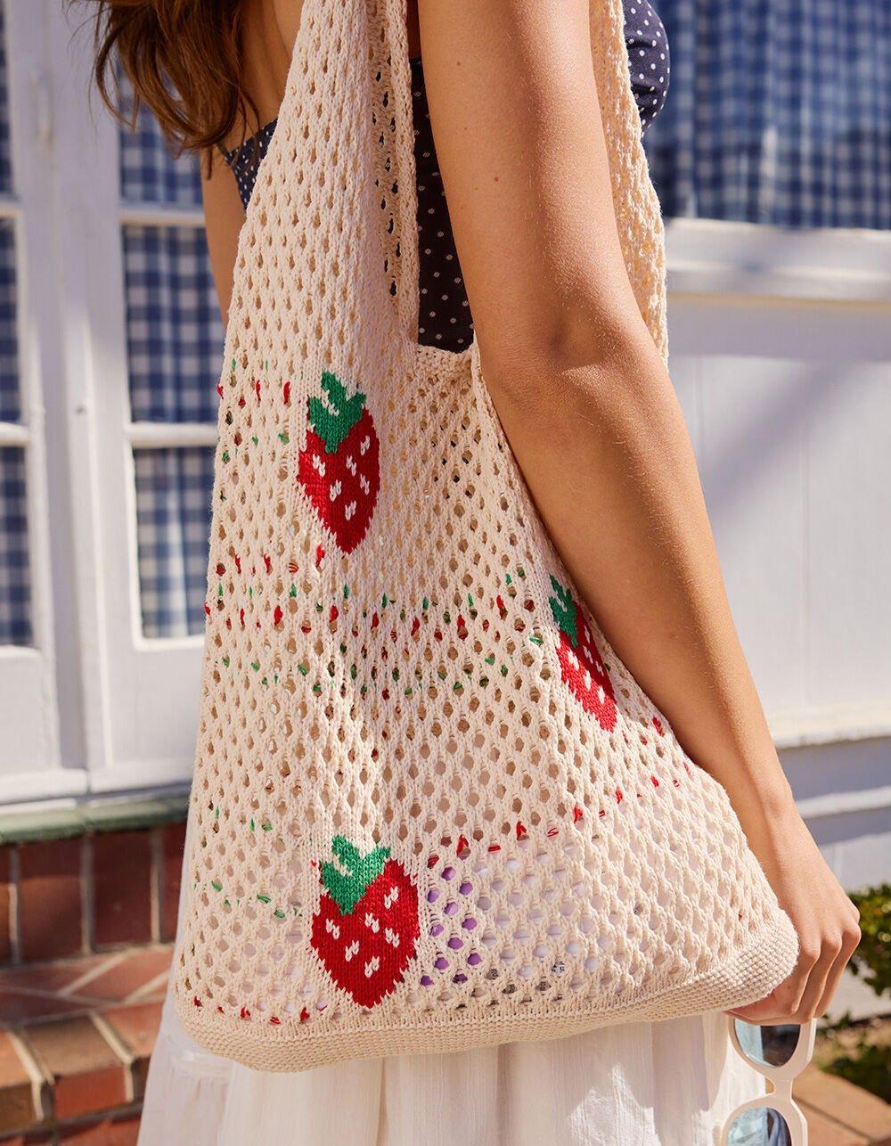 Strawberry Grocery Tote Product Image