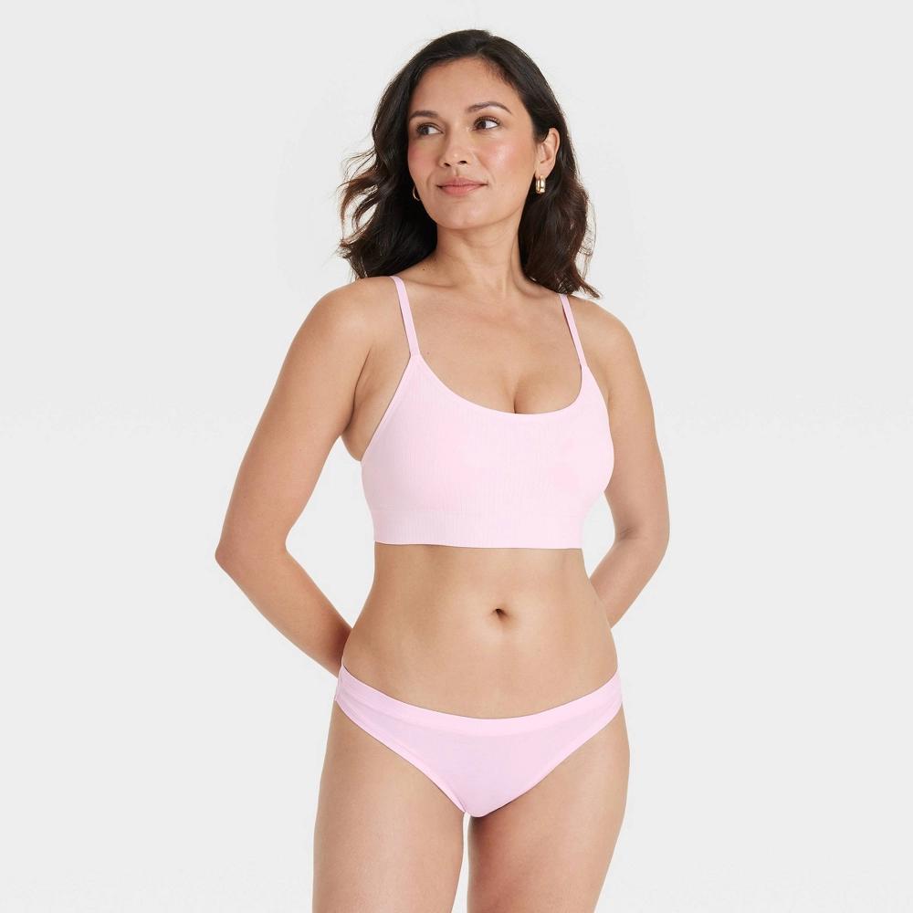 Womens Ribbed Seamless Bralette - Auden M Product Image