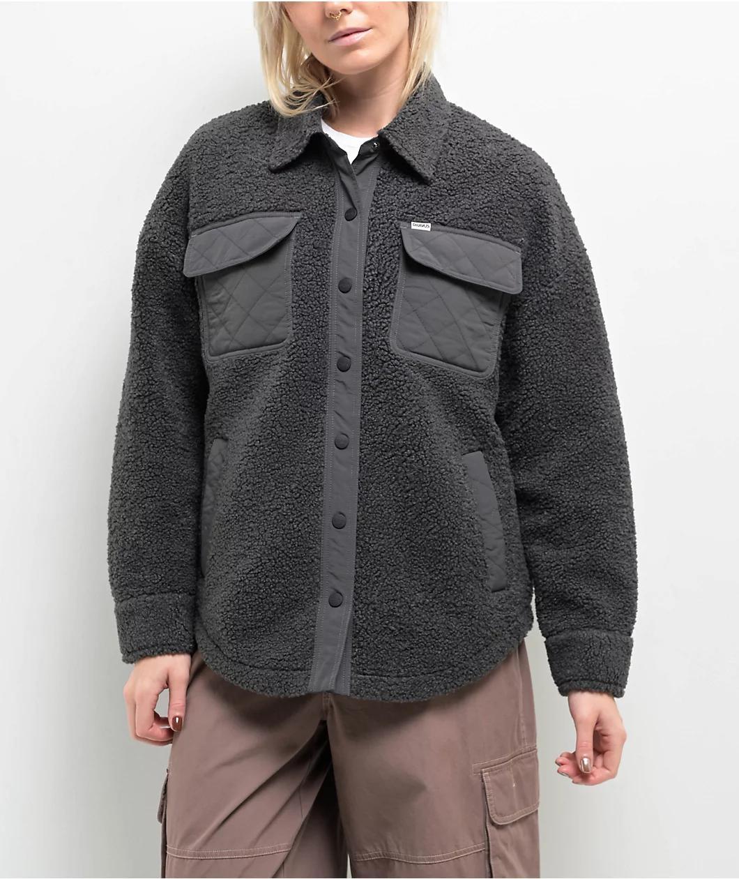 Dravus Tempest Black Sherpa Jacket Product Image