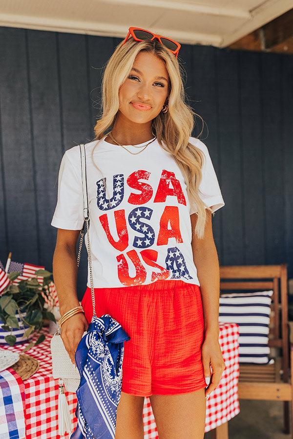USA Stars Graphic Tee Product Image